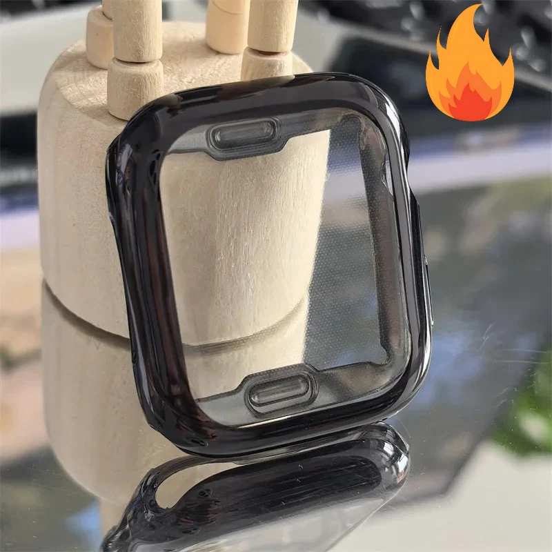 TPU-Hülle für Apple Watch Series 10 11 46mm 42mm Schutzhülle Displayschutz Iwatch 9 8 7 6 5 41mm 45mm 40mm 44mm Kratzfester Stoßfänger
