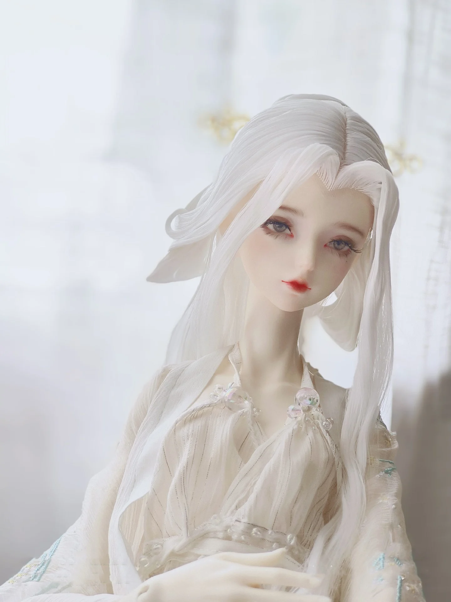 1/4 1/3 Costume Antico BJD Parrucca Accessori per bambole Hanfu Stile Antico Capelli Retro Parrucche Per BJD/SD MSD SD13 Grande Ragazza SSDF C1848
