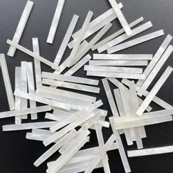 40x Mother of Pearl MOP Slice 23x2x1.5mm binding Inlay Guitar Luthier Craft White