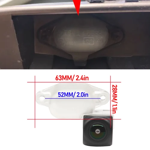 Imagen 2 del producto Cámara de visión trasera de coche para Nissan Pathfinder R50, 1995 ~ 2004, CCD, Full HD, visión nocturna, cámara de matrícula inversa, resistente al agua