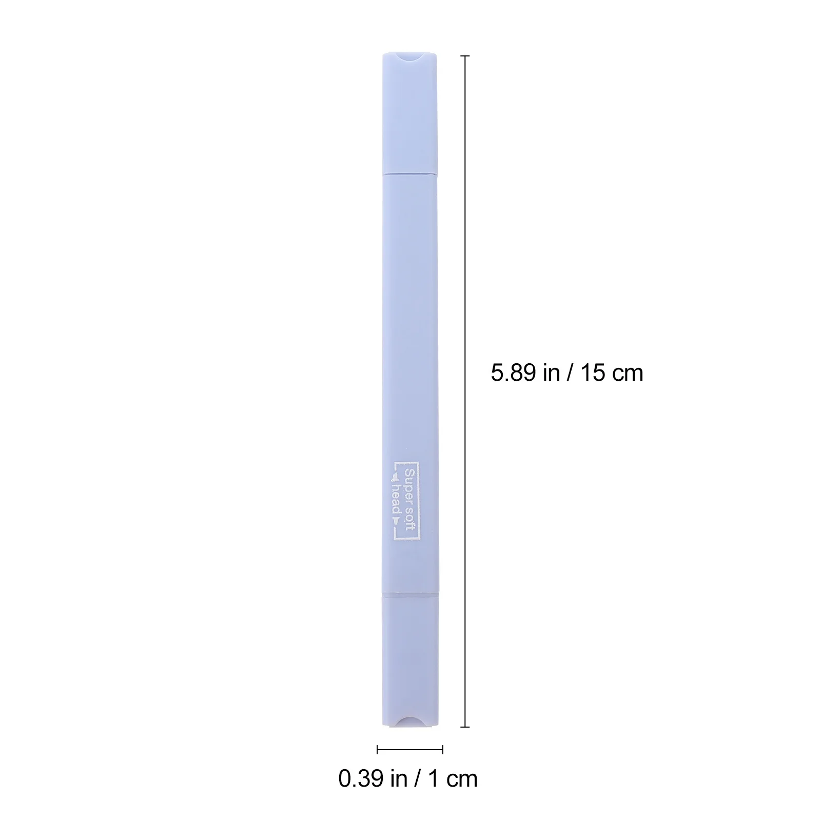 12 قطعة من أقلام التحديد الملونة برأسين مانعة للتسرب وتدفق سلس حجم صغير سهل الحمل مثالي لوضع علامات التقرير