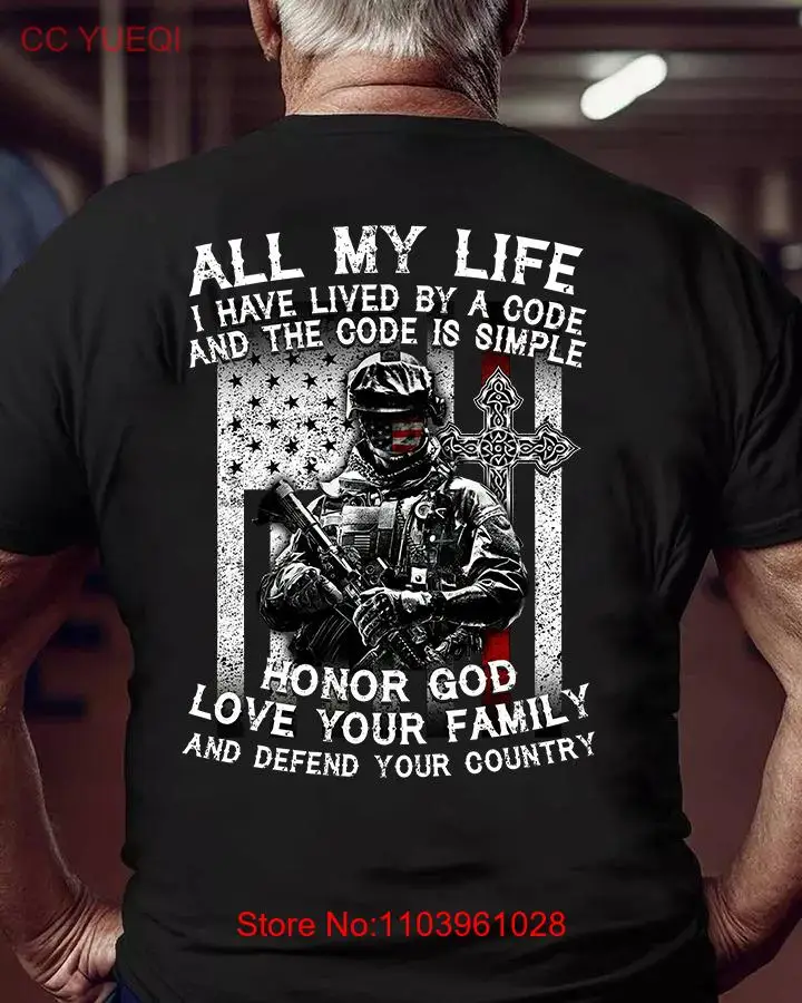 Надпись «Honor God Love Your Family» защищает вашу страну вера ветерана Иисуса