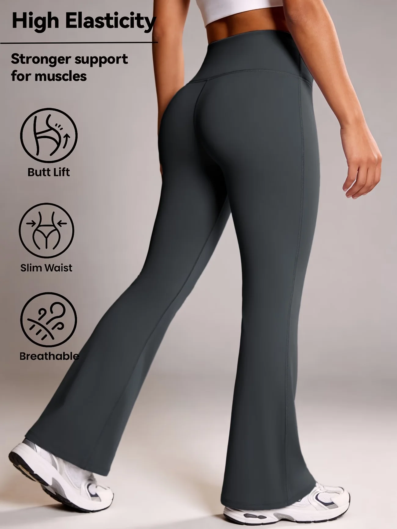 High Waist Flared Y…