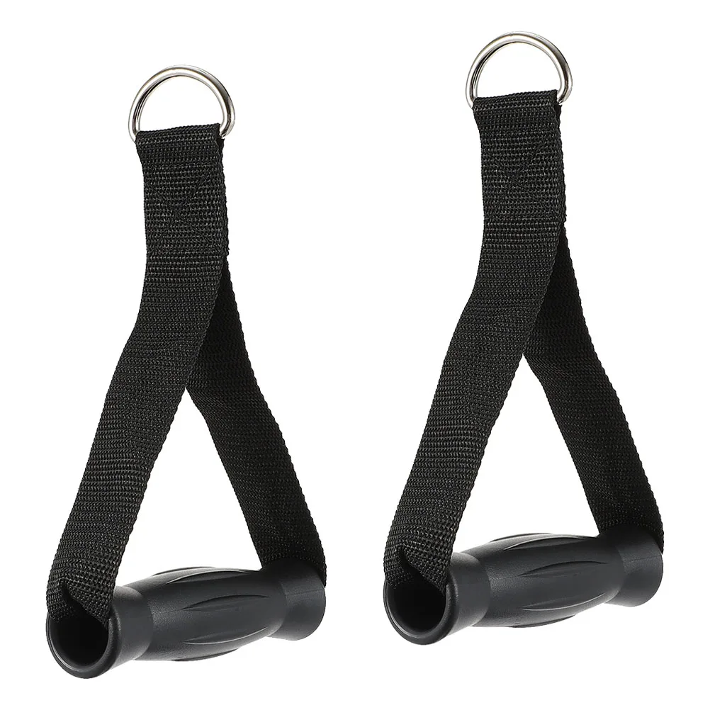 

2 Pcs Fitness Equipment Handles Gym Attachment Pulley Women for Adjustable