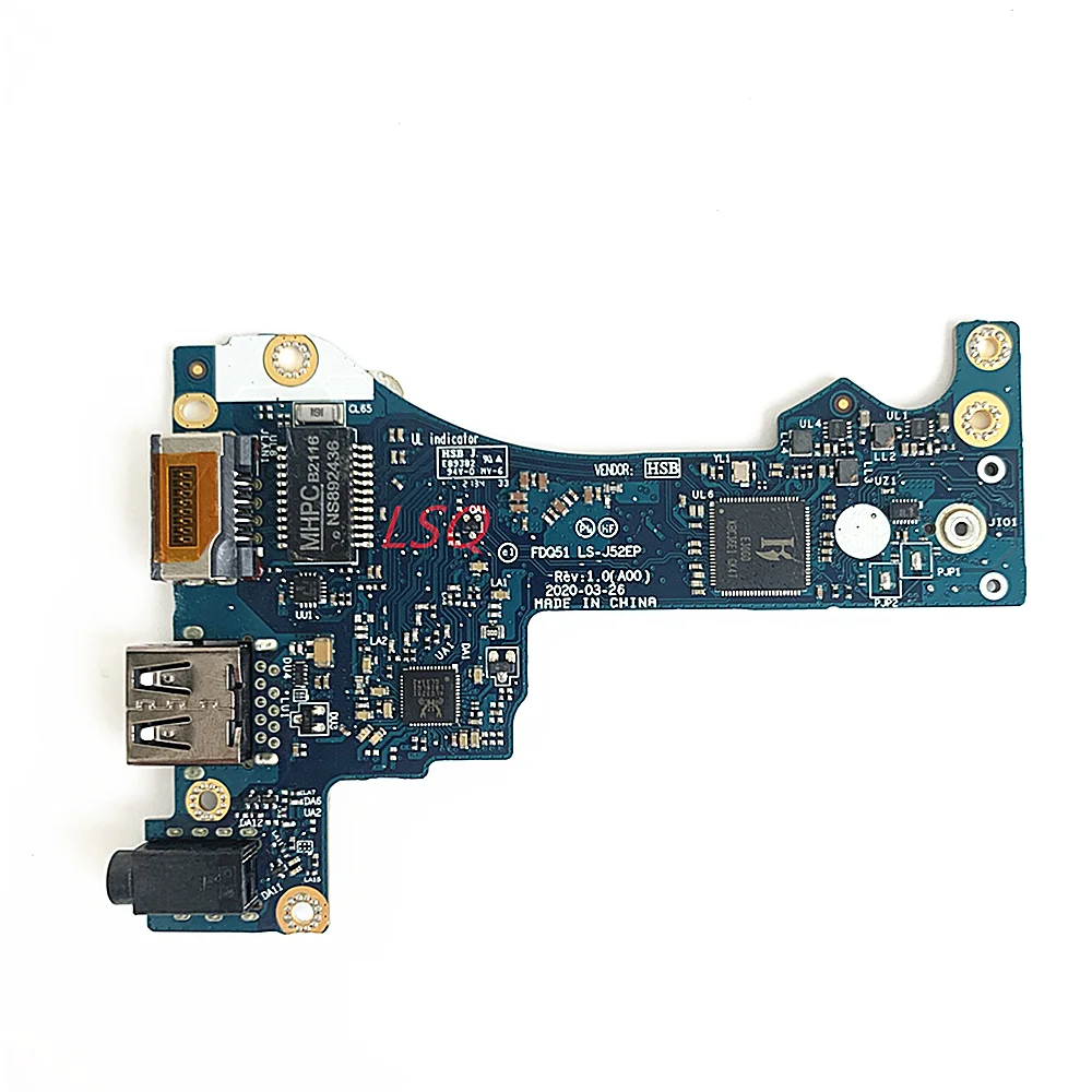 LS-J52EP para Dell Alienware M15, R3, R4, Audio, placa USB, CN-01RM3Y, 1RM3Y, 100% prueba OK