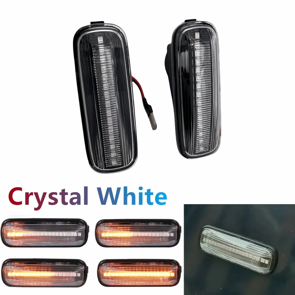 2PCS LED Dynamic Turn Signal Side Marker Sequential Blinker Light For Honda Ballade Hatchback Civic CR-V RD1 Car Accessory