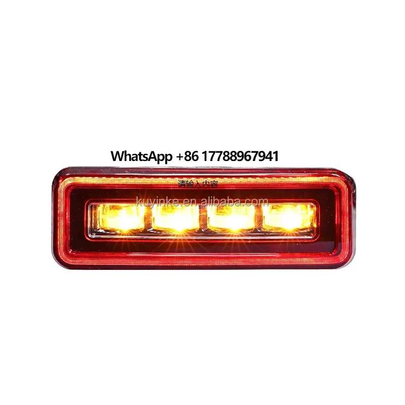 

Taillight Assembly Modified Led Running Lights Running Turn Signal Brake Fog Lights for Land Rover Defender 2020-2025