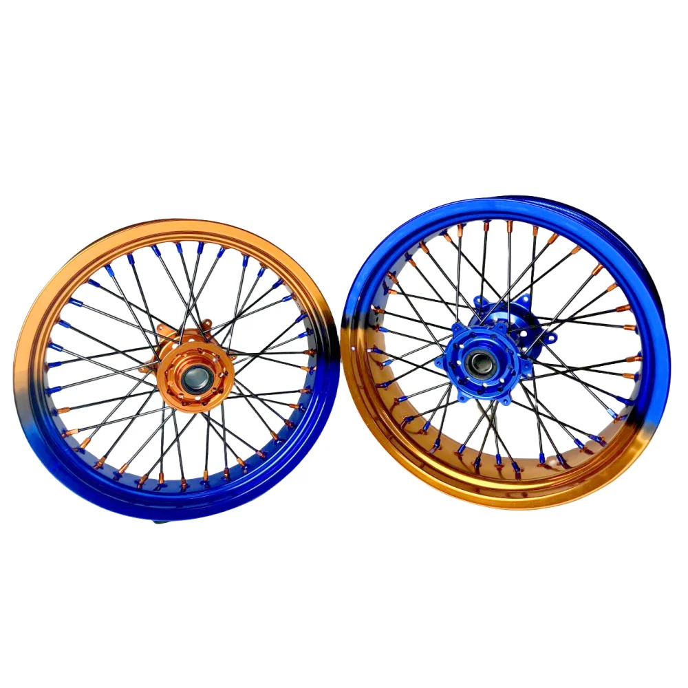 

New Hot Arrivals 17 inch supermoto wheel sets fit - EXC SXF 125/250/450 2003-2023