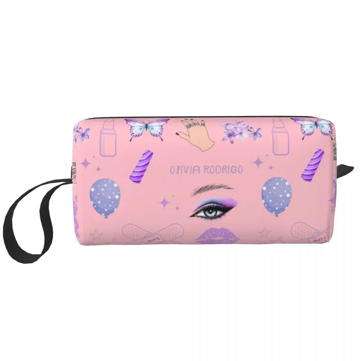 Guts Album Makeup Bags Music Vintage Singer Vampire Rodrigos Men Cosmetic Bag Stylish Waterproof Makeup Organizer Case