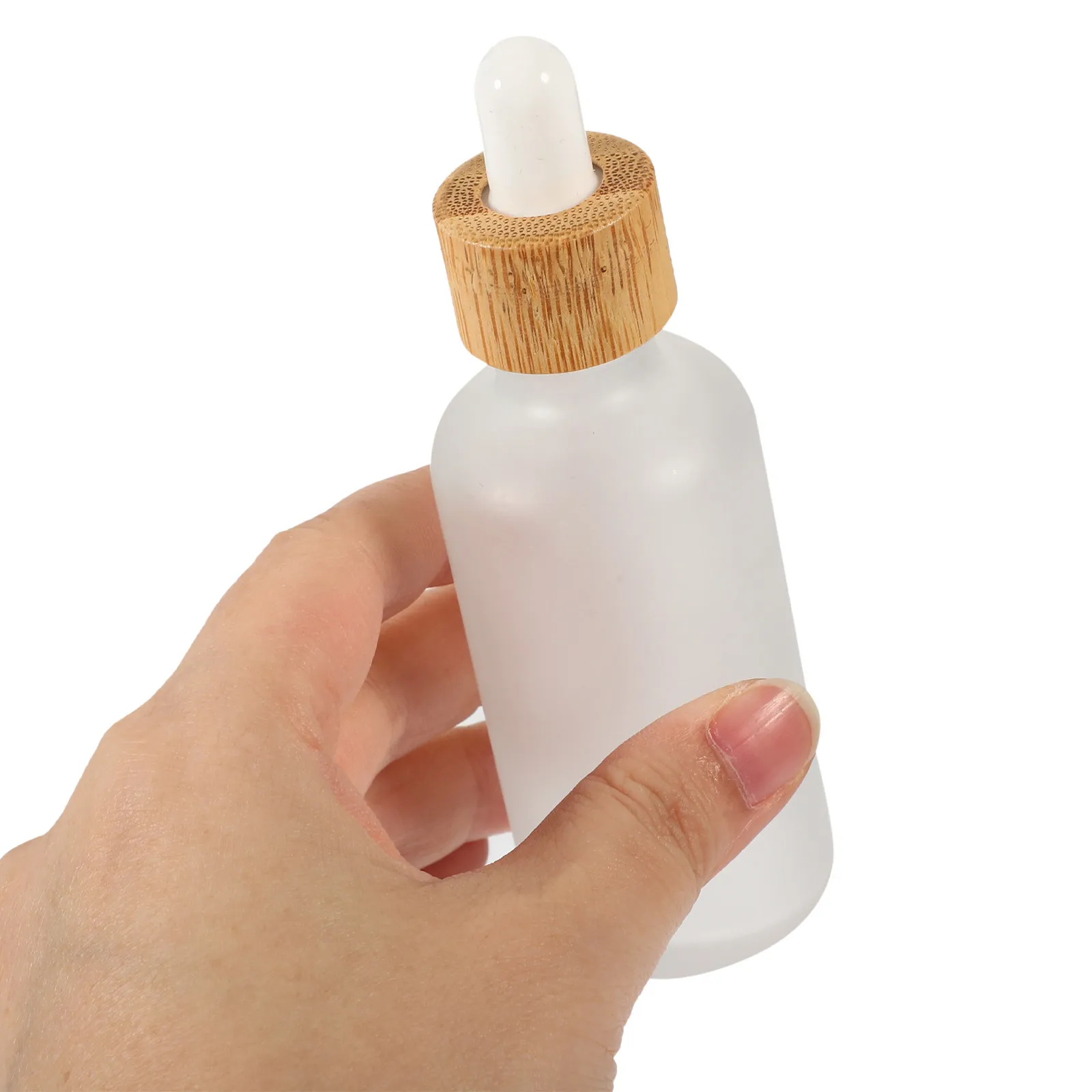 8 botellas cuentagotas de aceite esencial de vidrio resistentes al desgaste, mini botellas vacías con cabezal de compresión para aromaterapia, cosméticos y uso en exteriores.