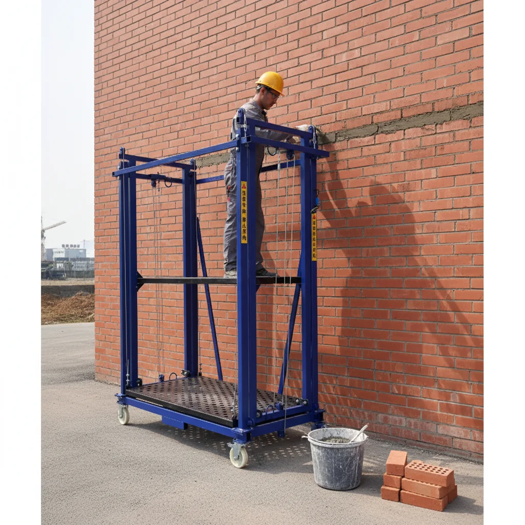 Electric Scaffolding Single Double Mast Optional Electric Working Platform Factory Wholesale Competitive Price For Distributors