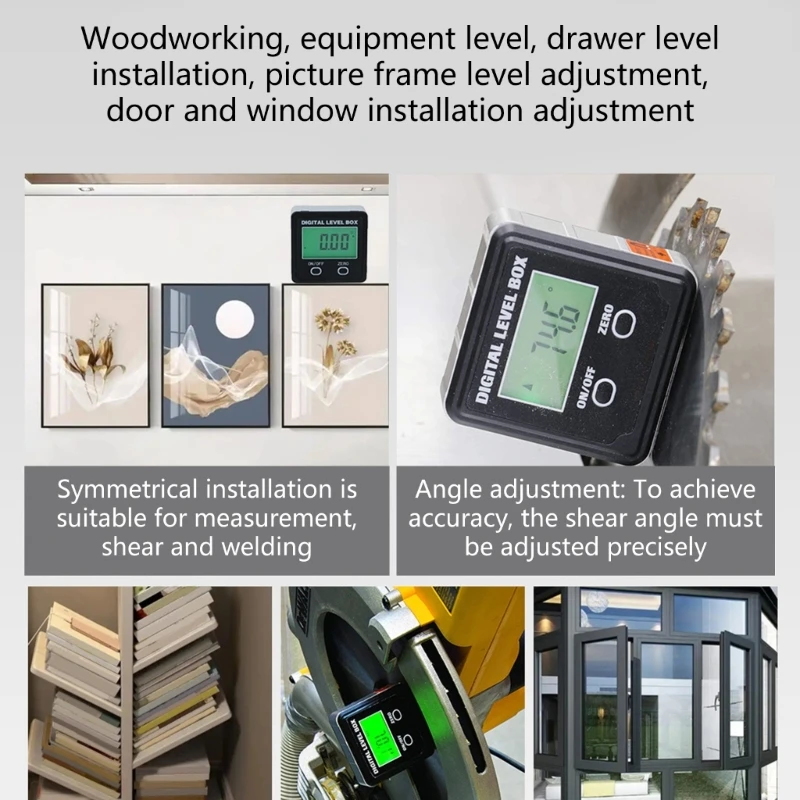 Angles Meter Protractor Inclinometer Level Angles Meter Digital Meter