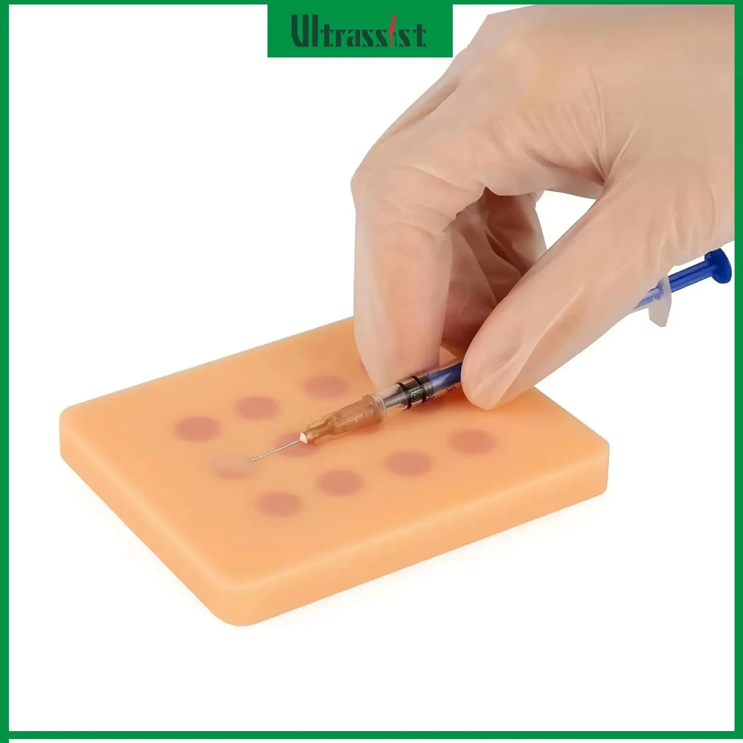 Ultrassist Intradermal Injection Training Pad Artificial Skin-Like Practice Needle Insertion Technique for Nurse Medical Student