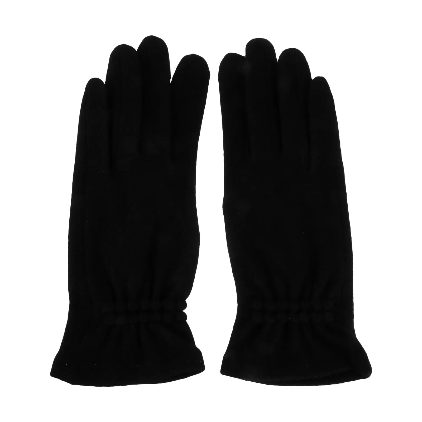 

1 пара теплых перчаток с флисовой подкладкой для женщин, совместимых с сенсорными экранами, ветрозащитных, зимних, для катания на лыжах, мягких и удобных