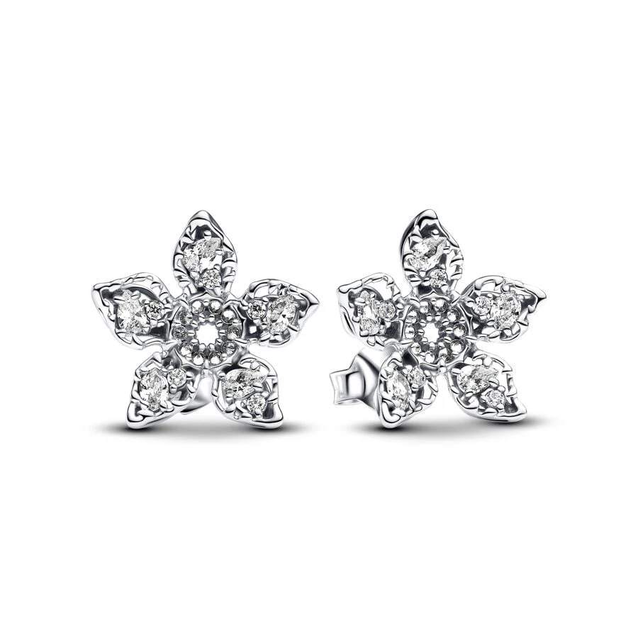 2024 New Disney Stranger Things Earrings，Sparkling Bow Stud Earrings，Fits The Original Pandora, DIY Holiday Gifts For Women