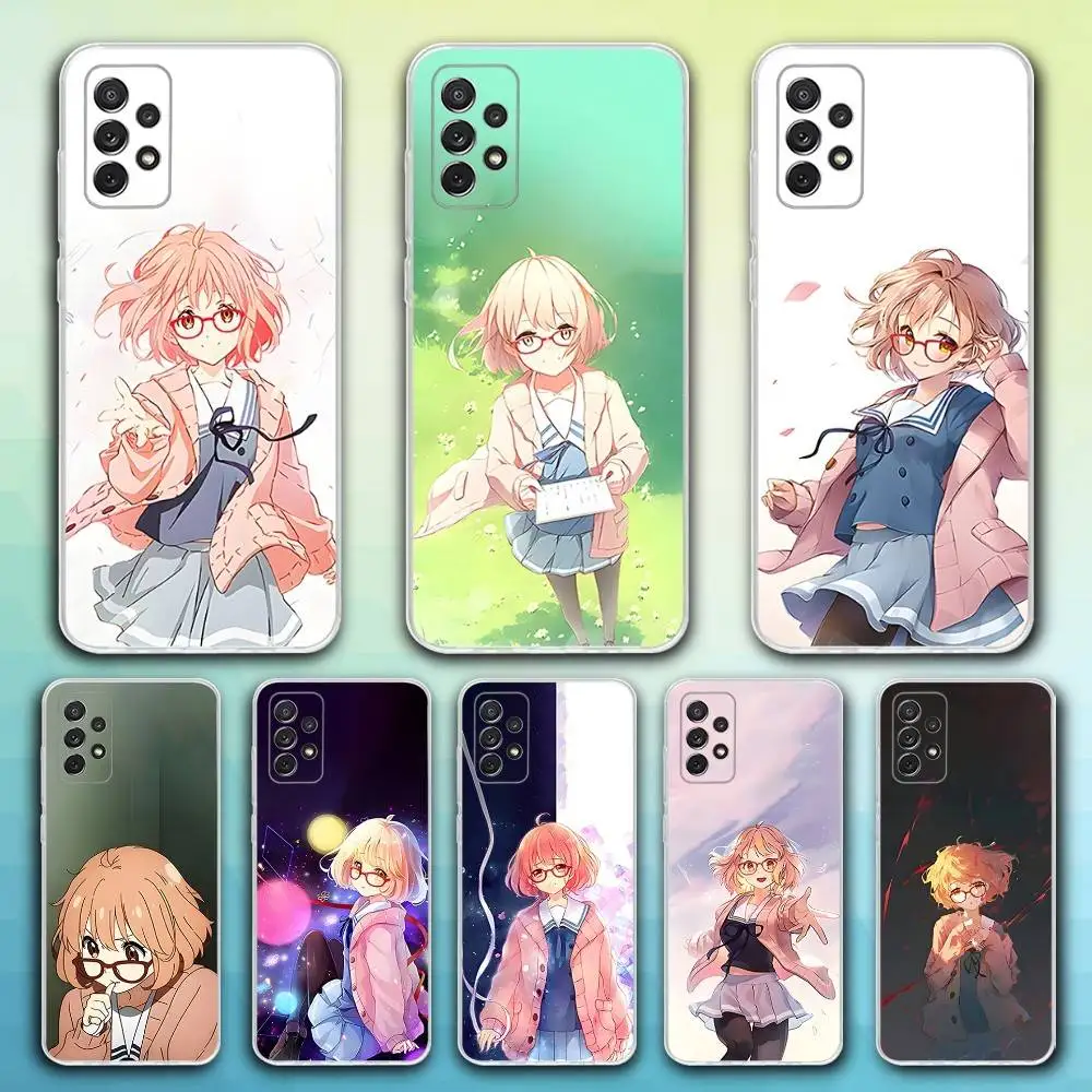 

M-Mirai Anime Kuriyama Phone Case For Samsung S30,23,21,22,20, FE lite,S10,9,8,7 PIus Note20ultra Soft Transparent