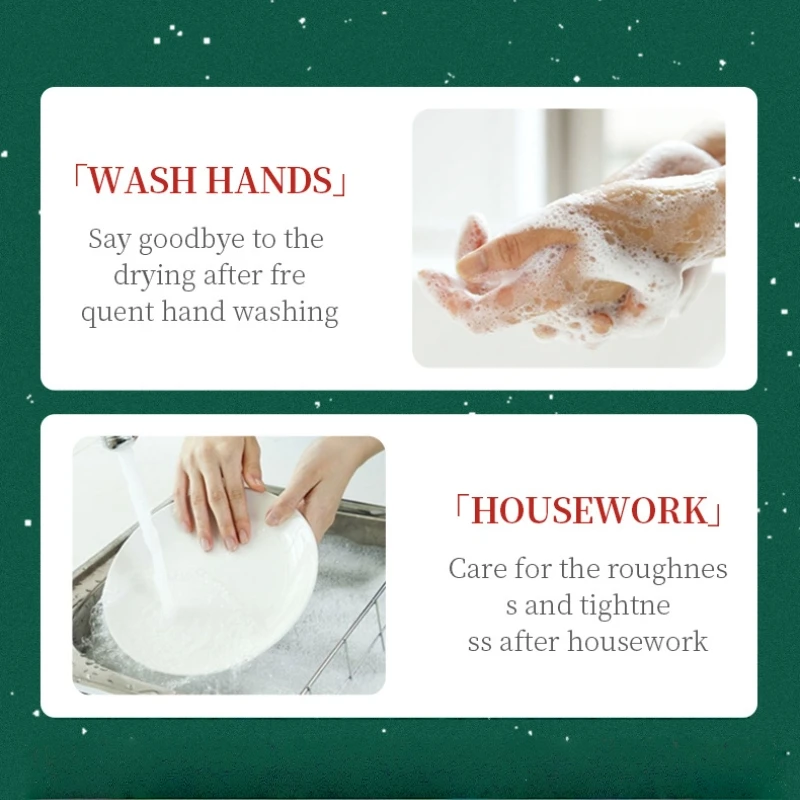 Christmas Hand Cream Set, Contains 3 Styles, Each 30g, Contains Niacinamide, Hyaluronic Acid and Other Ingredients, Moisturizing Texture, Nourishes the Skin, and Has a Light Fragrance Seasonal Mainten image 2
