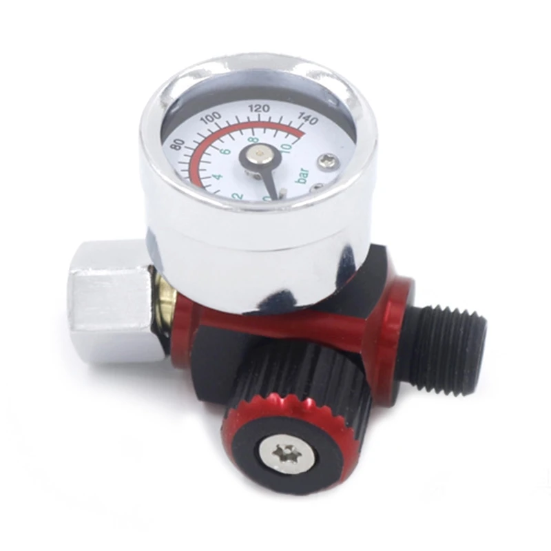 Guns Air Pressure Gauge Pneumatic Guns Tail Intake Pressure Adjustment Valves Replacement 0-140psi