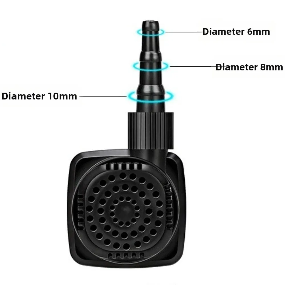 Low Noise Mini Submersible Pump Self-priming Lift 10/15M 12V Small Water Pump with Switch with Water Hose