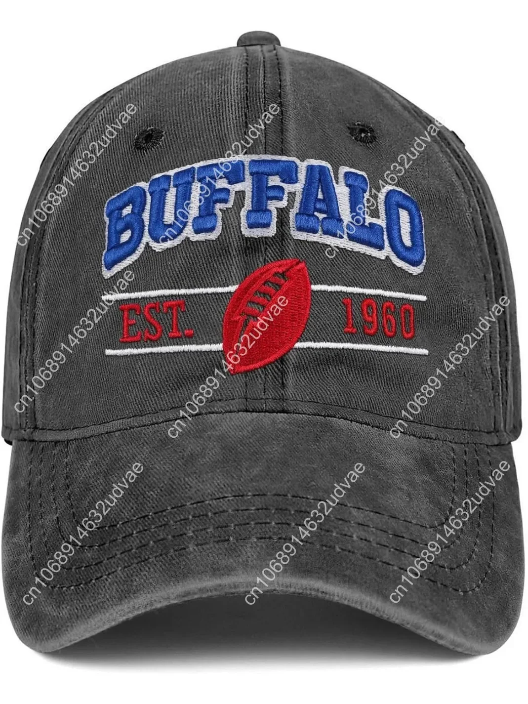 

Football Hat for Men Women Vintage Embroidered City Hats Apparel Gifts Classic Baseball Cap