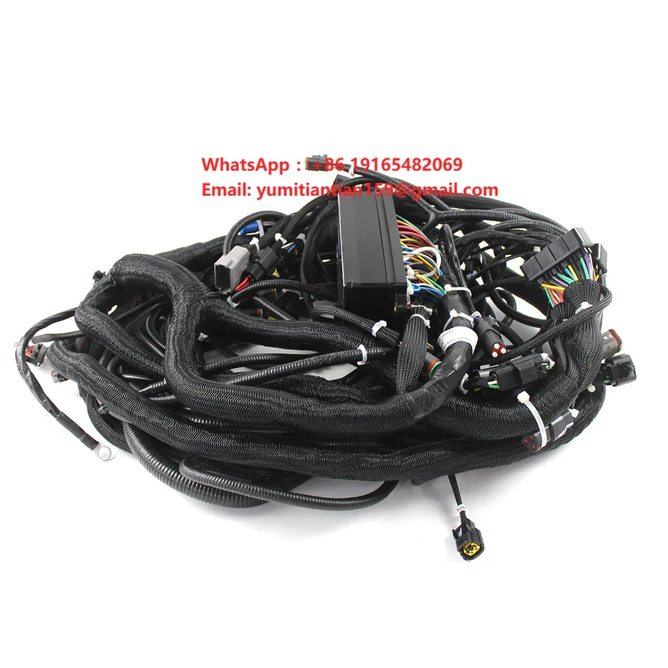 Huida Original SK210LC-8 Excavator J08E Engine LQ13E01245P1 Wiring Harness VH82121E0G40 Is Used in Kobelco
