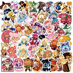 50pcs Cookie Run Kingdom Stickers Cartoon Cute Decals For DIY Fridge Phone Suitcase Laptop Notebook Car Wall Sticker Kids Toys