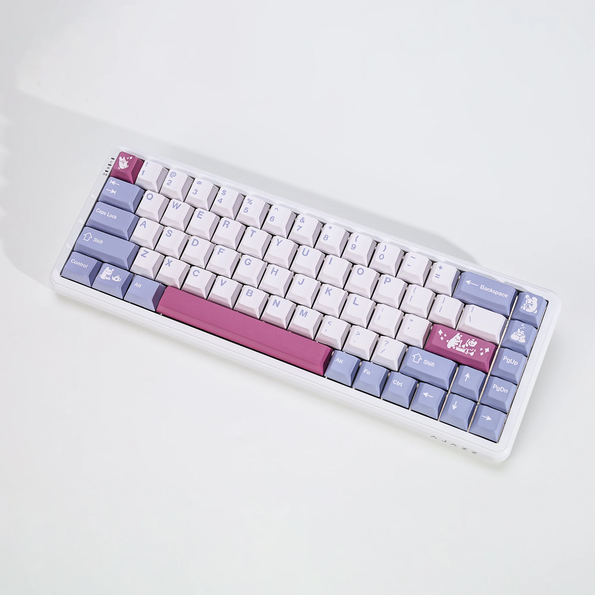 KBDiy Clone GMK Tuzi Keycap Retro Cute Cherry Profile Alice Keycap Custom für MX Magnetic Switch Gaming Mechanical Keyboard KIT – Detail 7