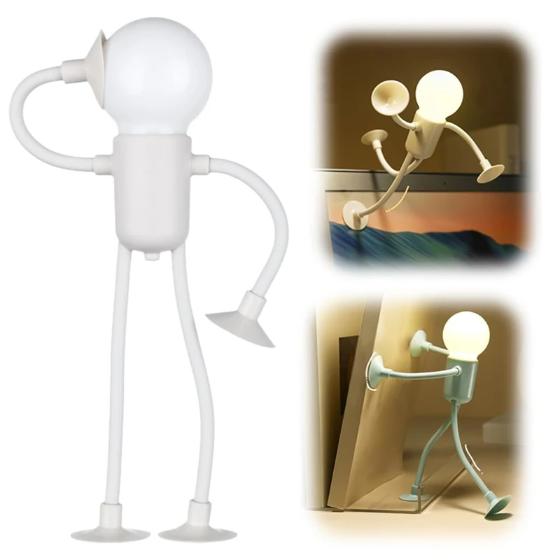 MAKE-Changeable Shape Funny Sportsman Night Light,DIY Shape Night Lights For Adults Room,For Bedroom Decorations