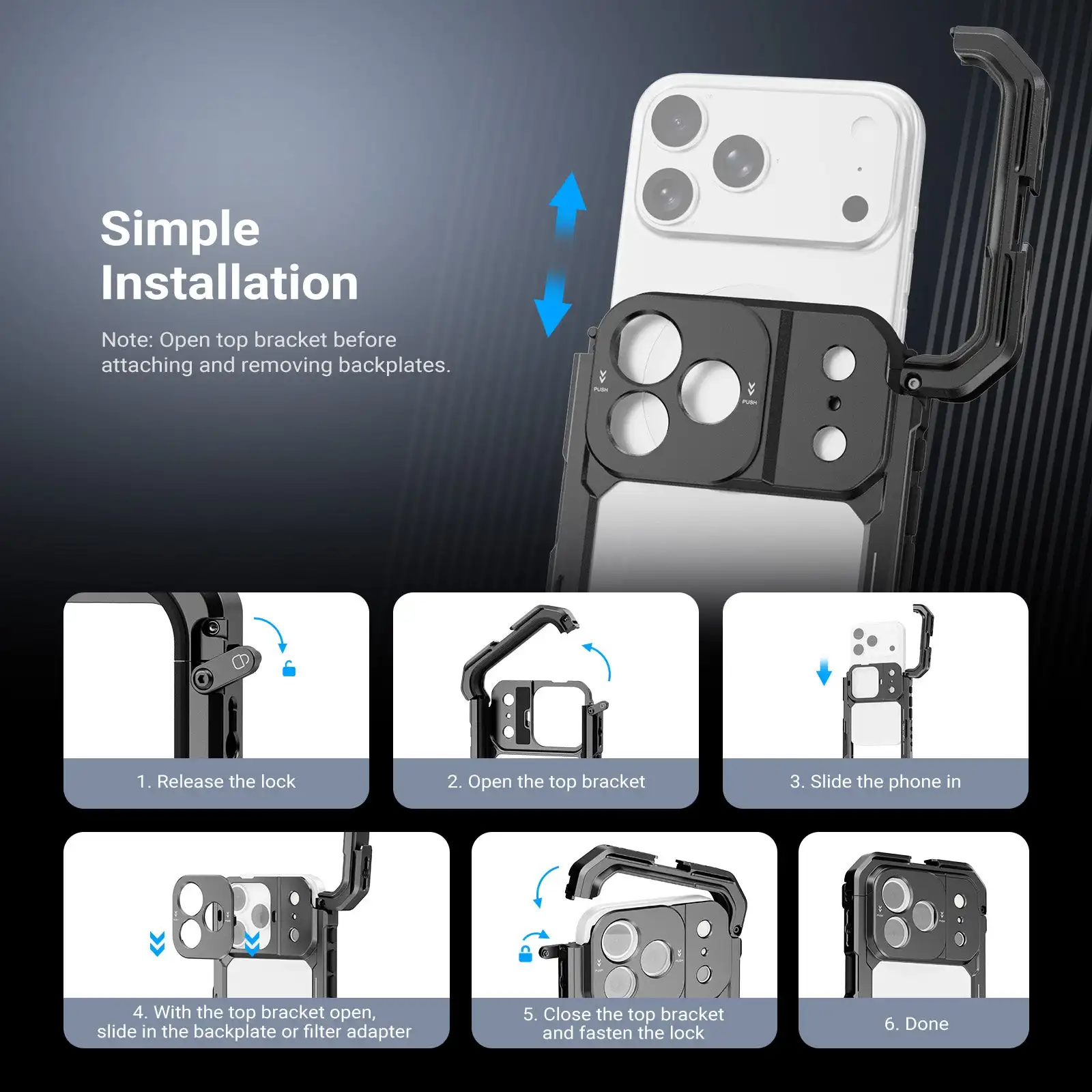 NEEWER PA193/PA194 Phone Cage for iPhone 18 Pro/iPhone 18 Pro Max