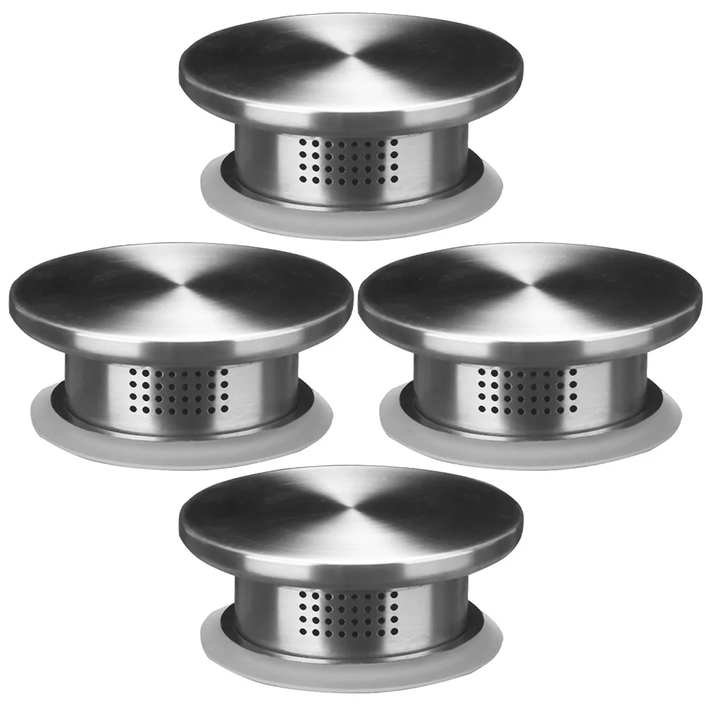 

4pcs Stainless Steel Tea Pot Lid Replaceable Pitcher Cover With Double Outlet Filter For Lemonade Dispenser Water Jug Drink