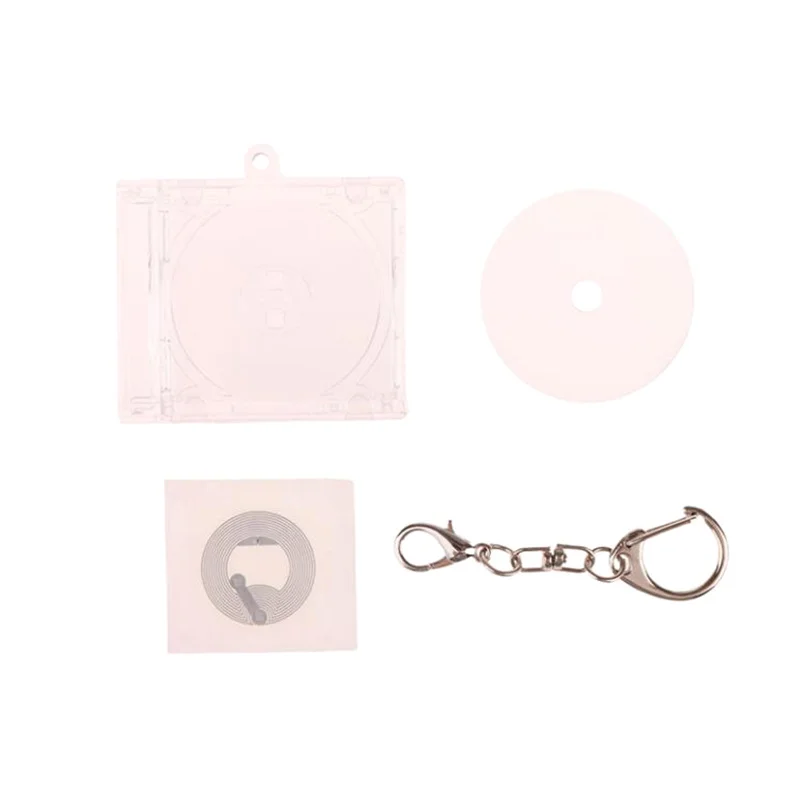 

Mini NFC Functional CD Disc Case Key Chain Peripheral Commemorative Album Key Holder For DIY Backpack Pendant ﻿