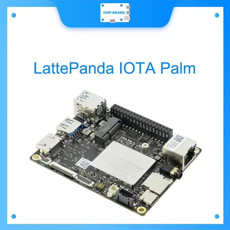 

Одноплатный компьютер LattePanda IOTA размером Palm x86 (Intel N150, 8 ГБ ОЗУ / 64 ГБ eMMC)