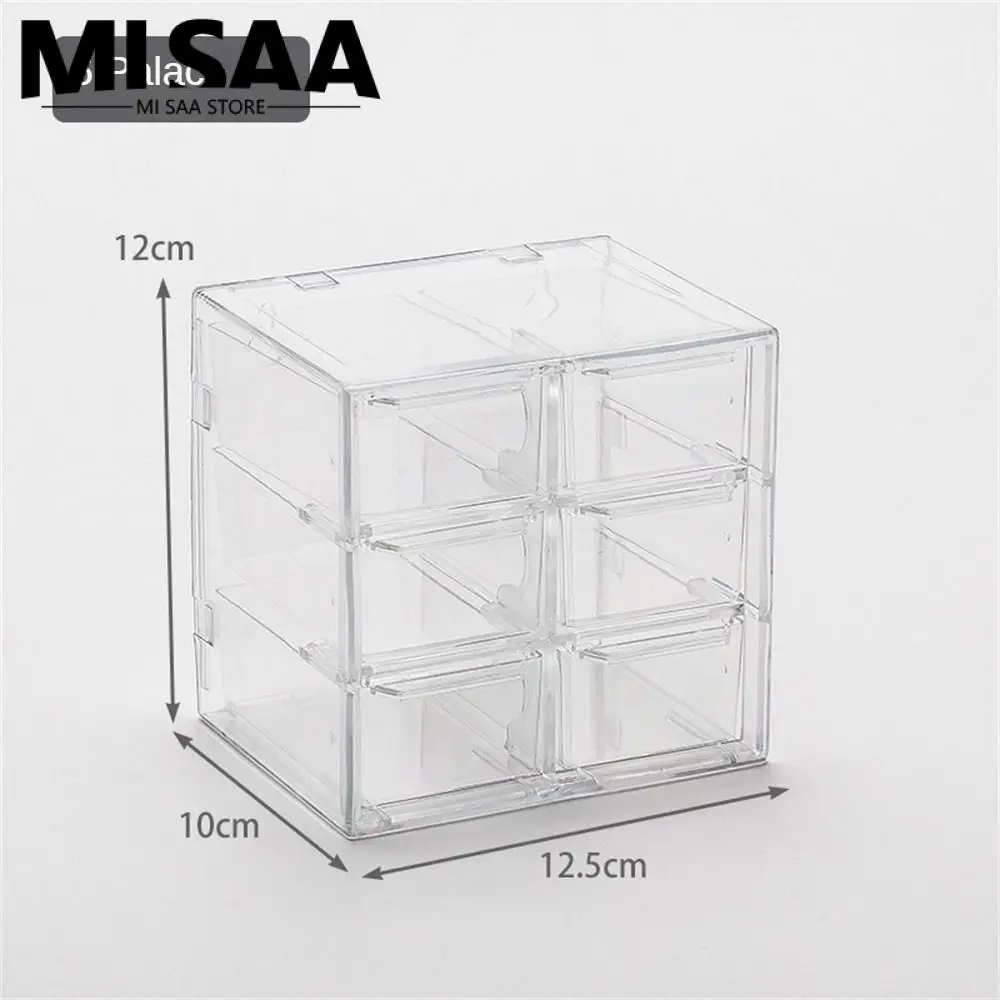 Jewelry Box 6/9/12 Grids Dustproof Multi-purpose Practical Transparent Storage Accessories Cosmetic Storage Container New