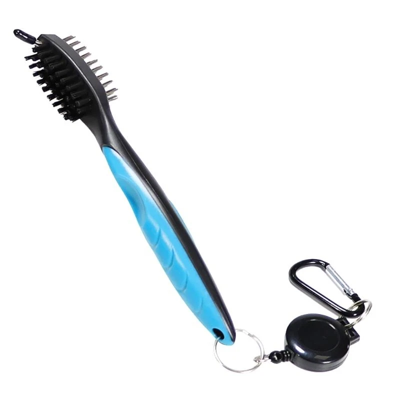 92ME Golf Club Brush and Cleaner Oversized Golf Brush Head and Retractable Non-Slip Comfortable Grip Golf Club Cleaner