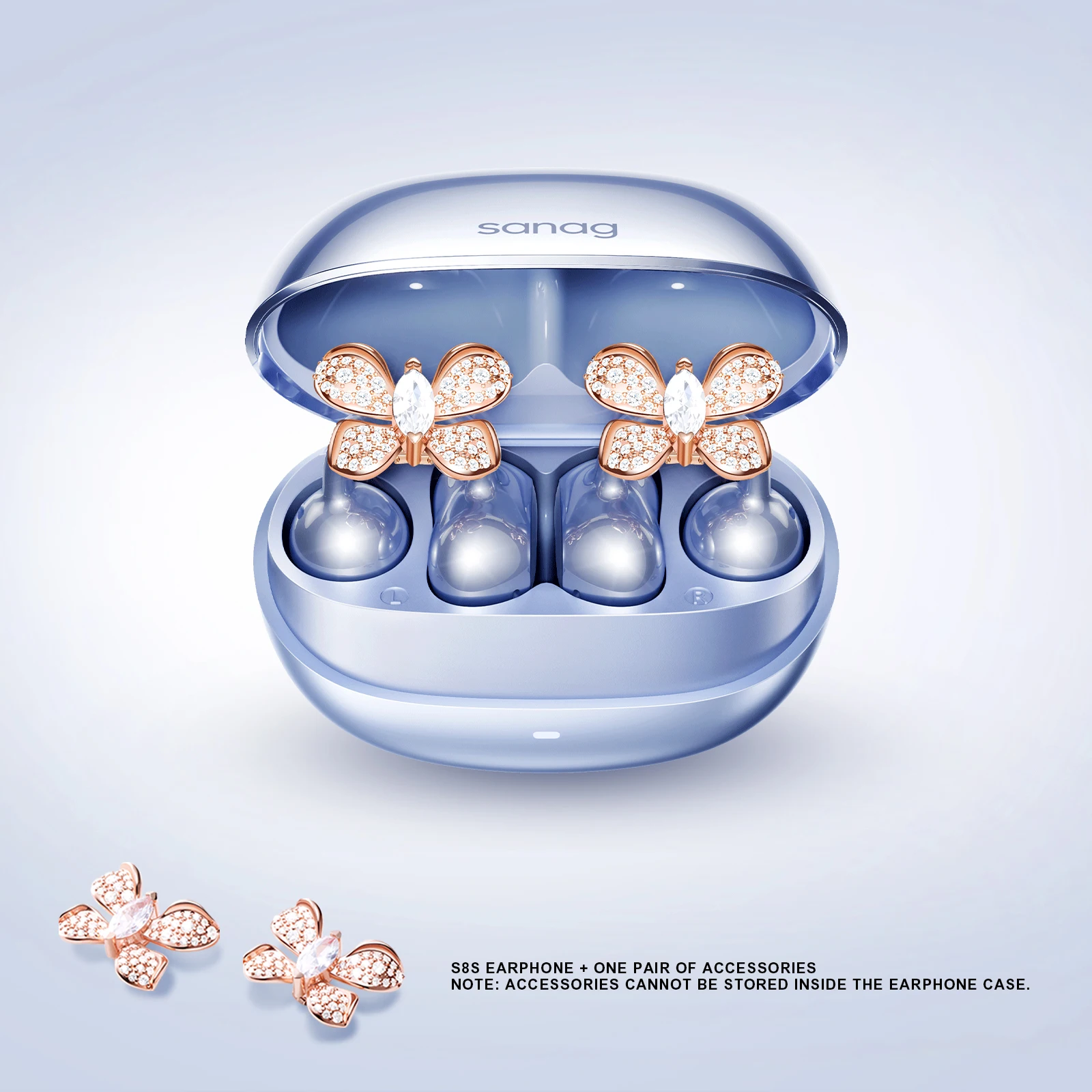 Sanag S8S AI Open Ear Clip-on-Kopfhörer, HiFi, verlustfreie Klangqualität, KI-Übersetzung, kabellose Bluetooth-Kopfhörer, Panorama-Sound 6
