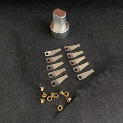 11pcs/Set Metal Repair Fixing Base And Replacement Sheet Spring Plate Cam Rivets For Zippo Kerosene Lighter DIY Tool Accessories