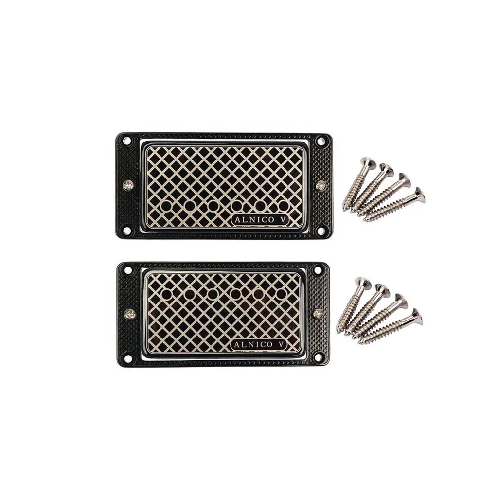 2pcs Alnico V Humbucker Pickups Set - Sealed Dual Coil for Electric Guitar with Screws