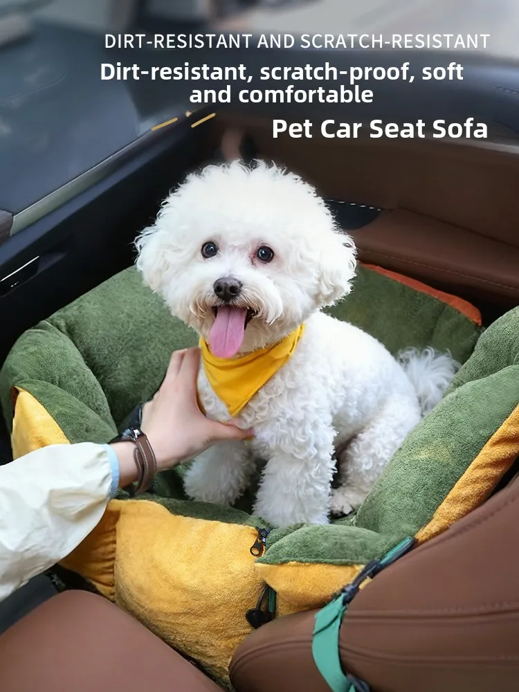 

Portable Car Pet Nest Dog Sofa Bed Four Seasons Universal Detachable Se Vehicle Pet Supplies Waterproof Square
