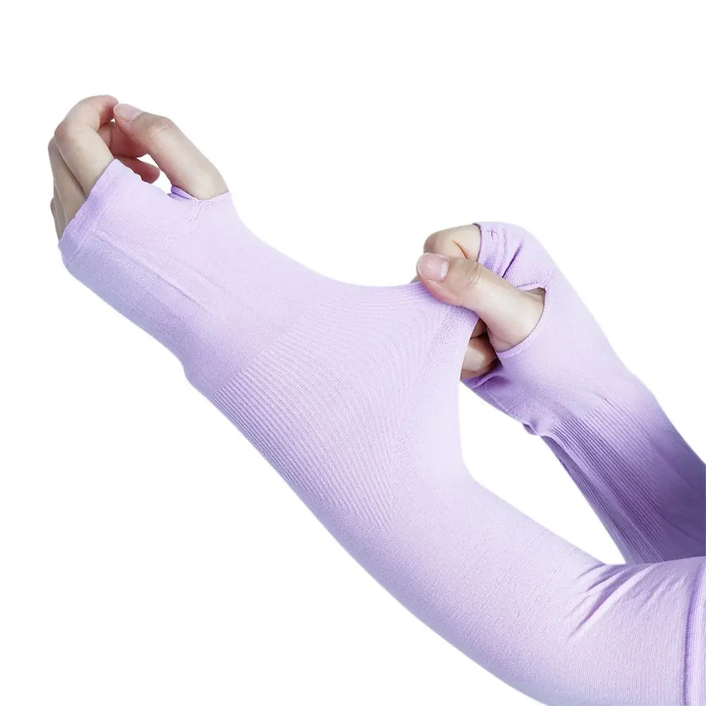 Glove Cycling Gloves Sunscreen Sun UV Protection Hand Cover Half Finger Sleeves Sun Protection Gloves Women Sunscreen Sleeves - view 2