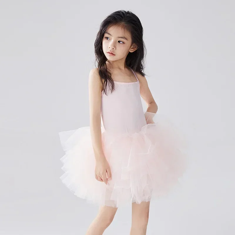 New Girl Ballet TuTu Dress 2-8 Ys Fashion Professional Kids Dancing Party Dress Performance Costume Princess Wedding Dress image 5