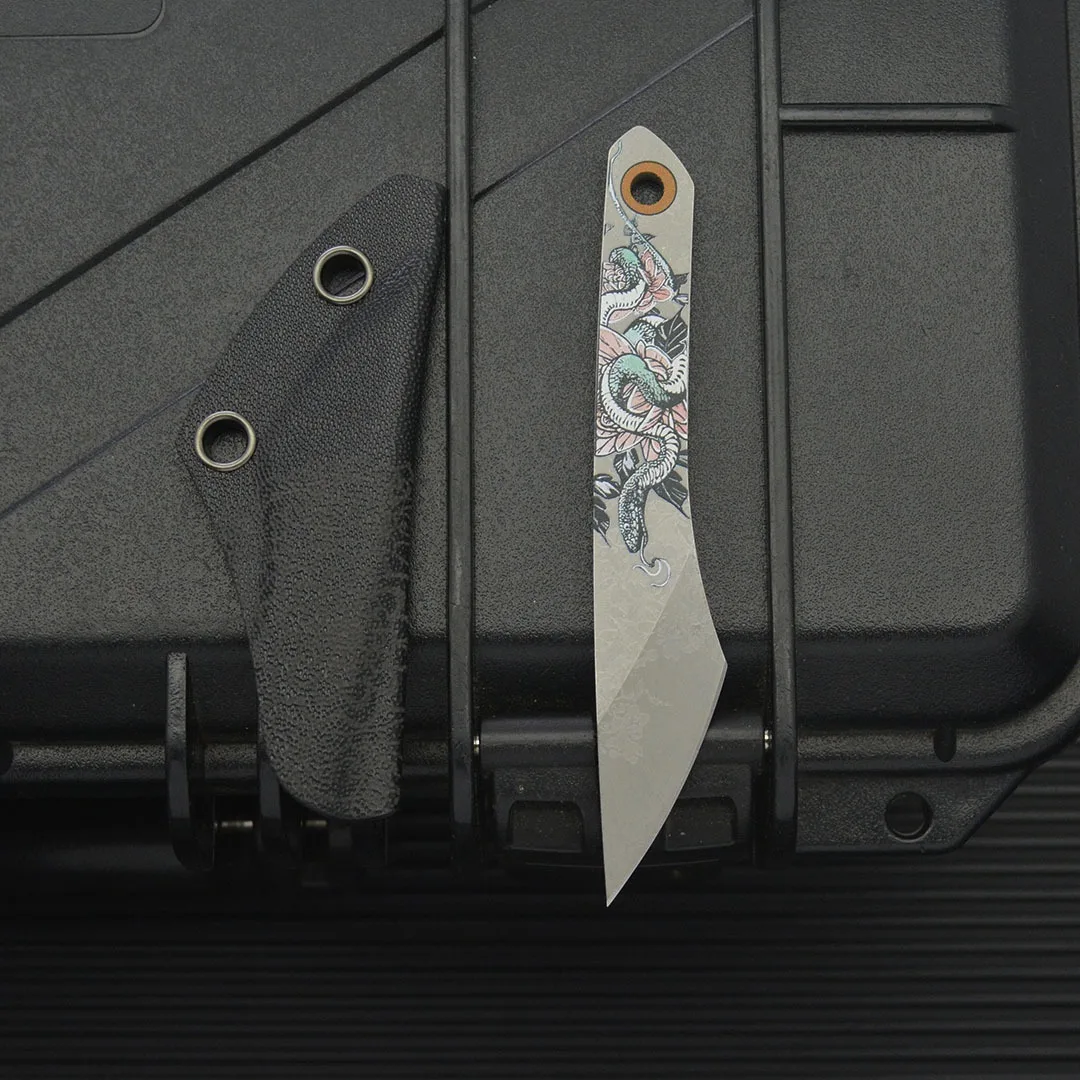 Mini Neck Knife Portable Outdoor Utility Tool for Camping EDC and Package Opening