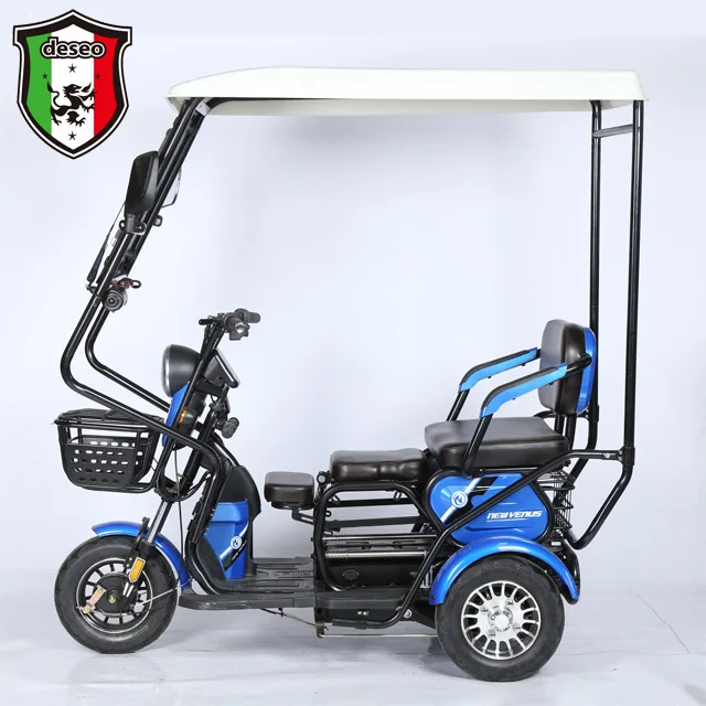 

650W48V60V Passenger Electric Tricycle Electric Vehicle Factory Export Customized High Quality