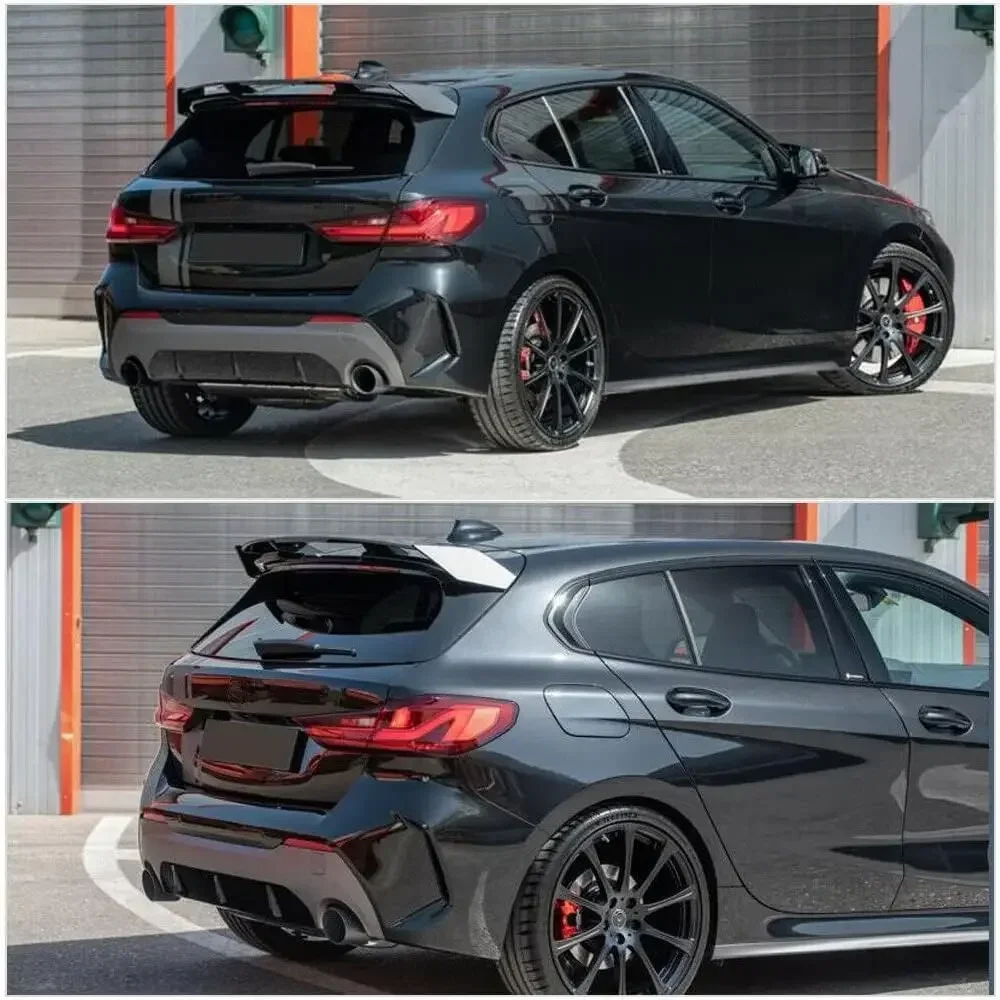 For BMW 1-series F40 M Sport M135i 128ti 118D 2019-2023 High Quality ABS Hatchback Spoiler Gloss Black Rear Trunk Wing