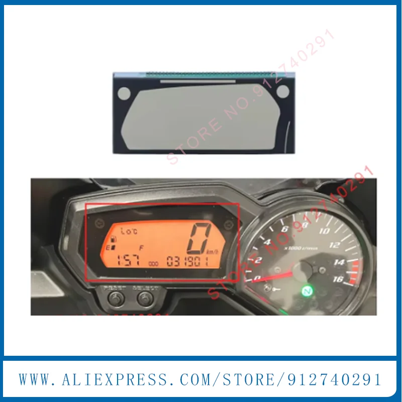 Motorcycle Meter LCD Display Screen For Y a maha FZ1 FZ1S FZ1N FZ6 FZ6N 2006-2013 Speedometer Instrument LCD Screen Replacement