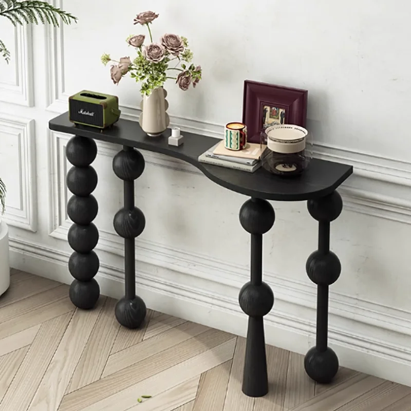 French Vintage Console Table Unique Trendy Modern Ornate Console Table Premium Aesthetic Console Meuble Furniture Living Room