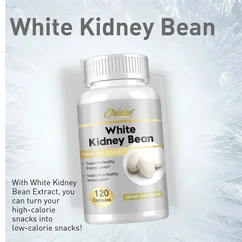 Cápsulas de feijão branco - gerenciamento de peso, pergunta de carboidratos, apoia a saúde digestiva, melhora os níveis de energia