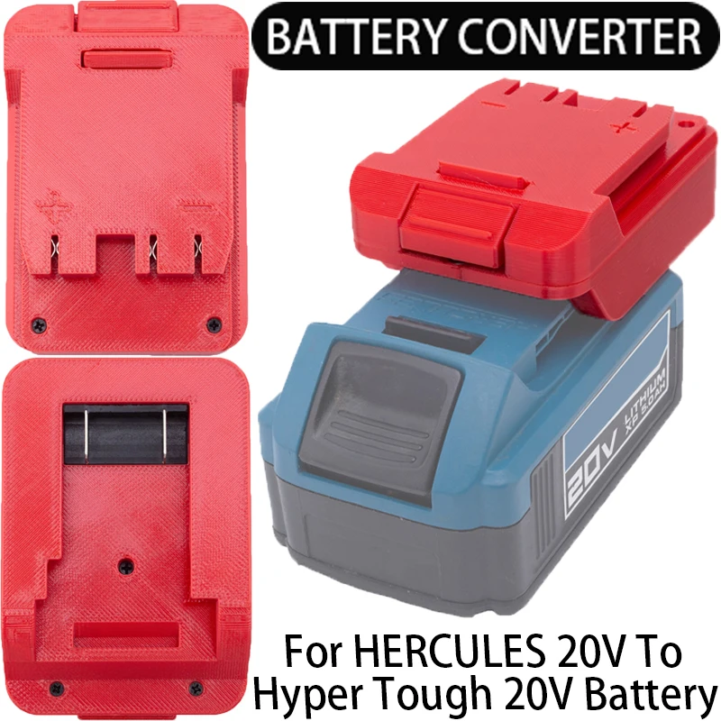 

Battery Adapter for Hyper Tough 20V Li-Ion Tool Convert to HERCULES 20V Li-Ion Battery Adapter Power Tool Accessories