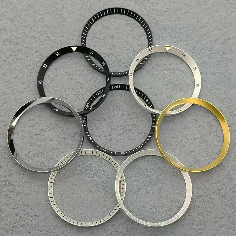 

31.3mm Chapter Ring Fits King Samurai Turtle Abalone Men Diving Watch Case NH35 NH36 Movement Watch Case Inner Ring Repair Parts