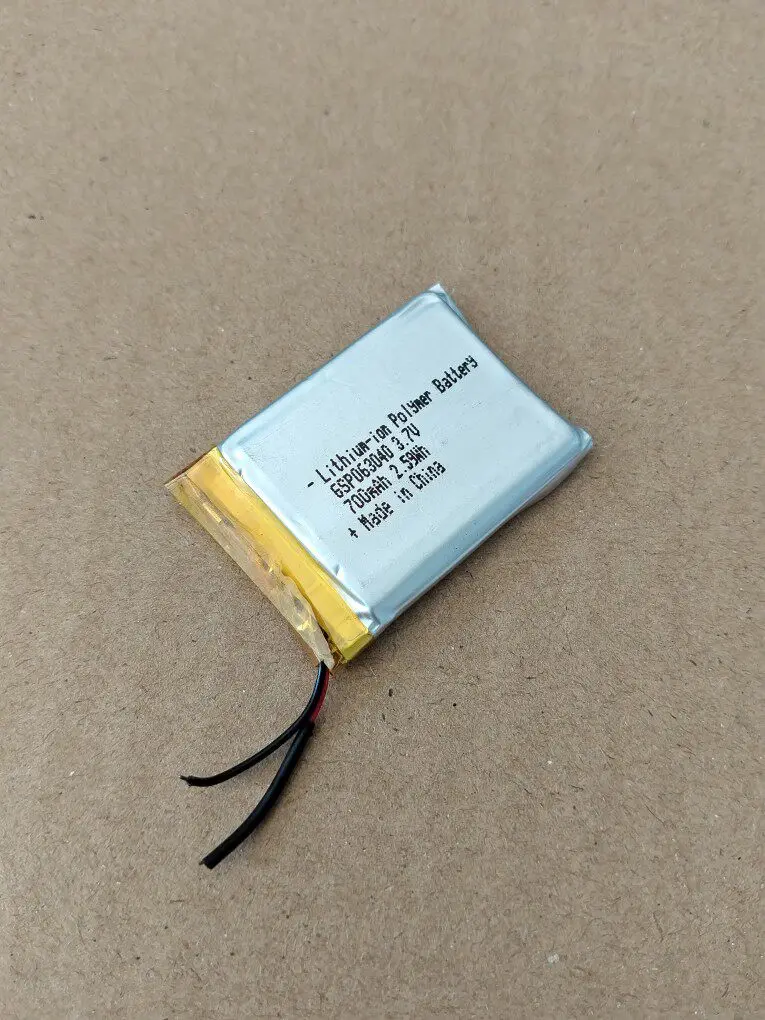 10pcs.。for High-quality polymer small electronic products lithium battery capacity 700mAh。.