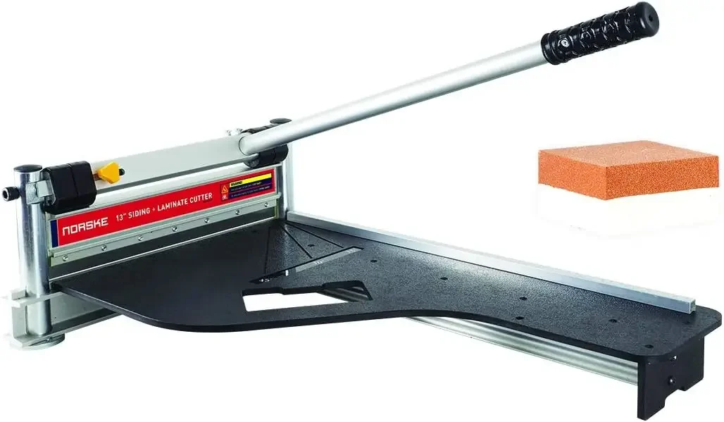 Newly Improved  13 inch Laminate Flooring and Siding Cutter with Heavy Duty Fence and Built-in Precision Angled Miter Settings